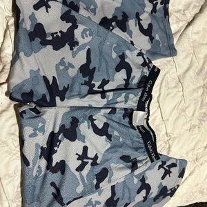 🐣Calvin Klein Kids Pajama Bottoms - Blue Camouflage